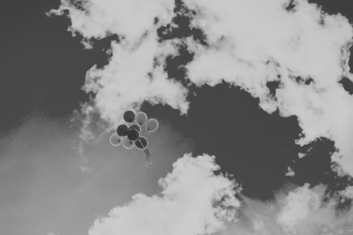 Image of balloons in the sky